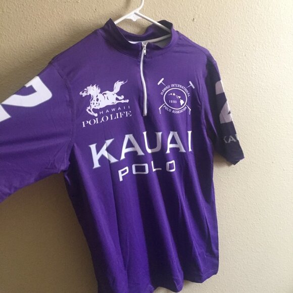 Green Hawaii Hybrid Polo Jersey Tops - Picture 5 of 16